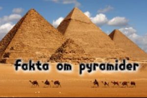 fakta om Egyptens pyramider