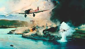   Japans attacken mot pearl Harbor krig i stilla havet