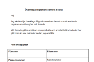 Hur Överklagar man Migrationsverkets beslut pdf
